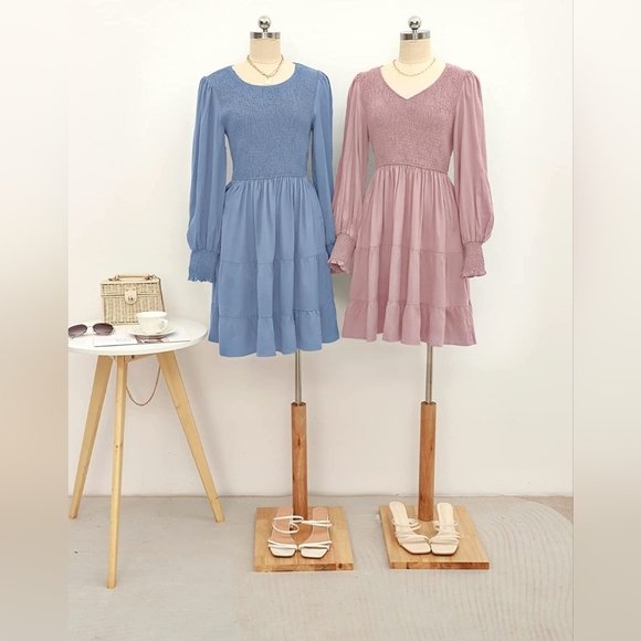 Boutique | Swing Dress | Color: Blush | Size: L - Picture 7 of 13